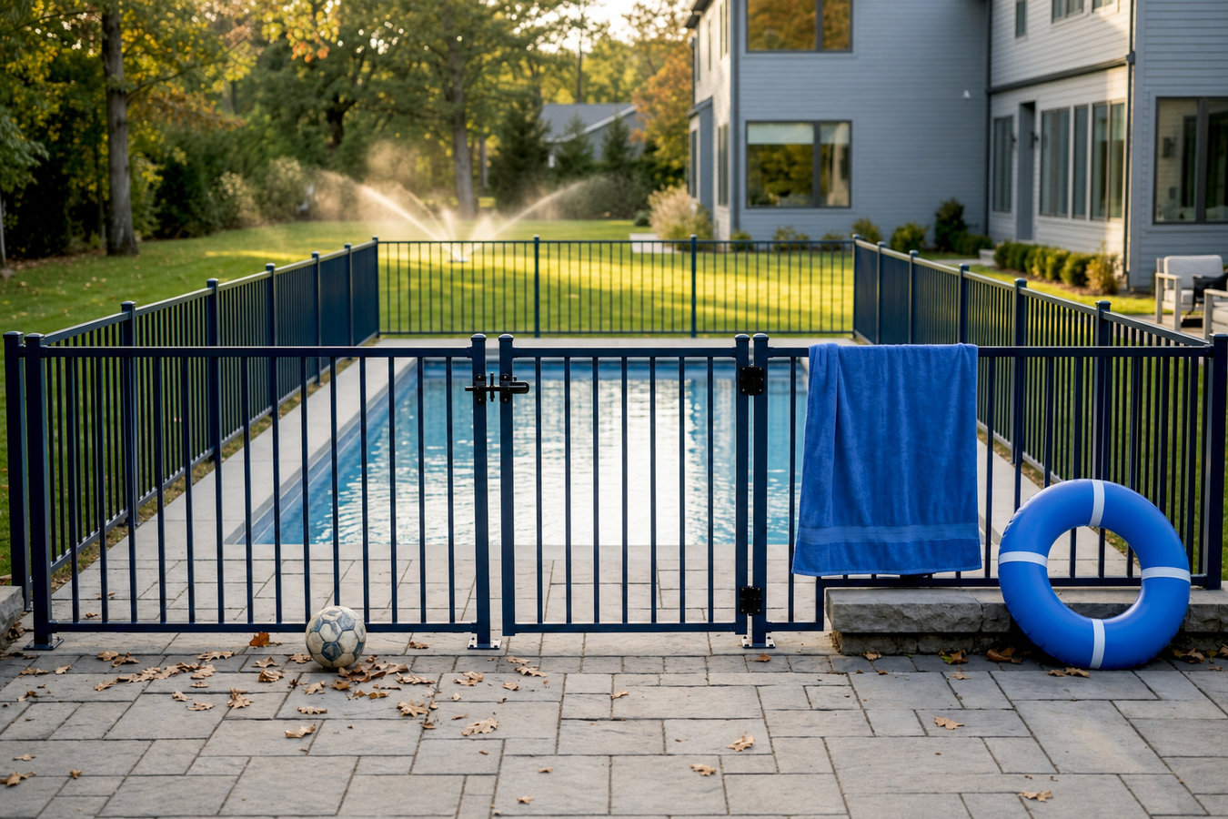 Pool fence installation